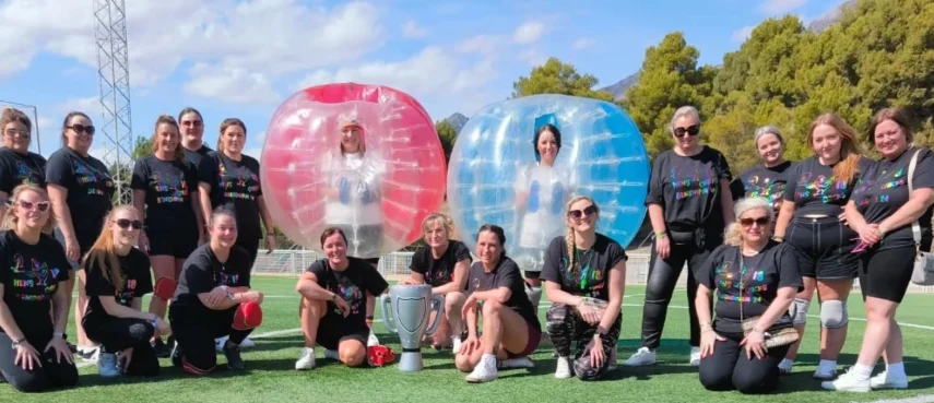 Hen Do Bubble Football Benidorm