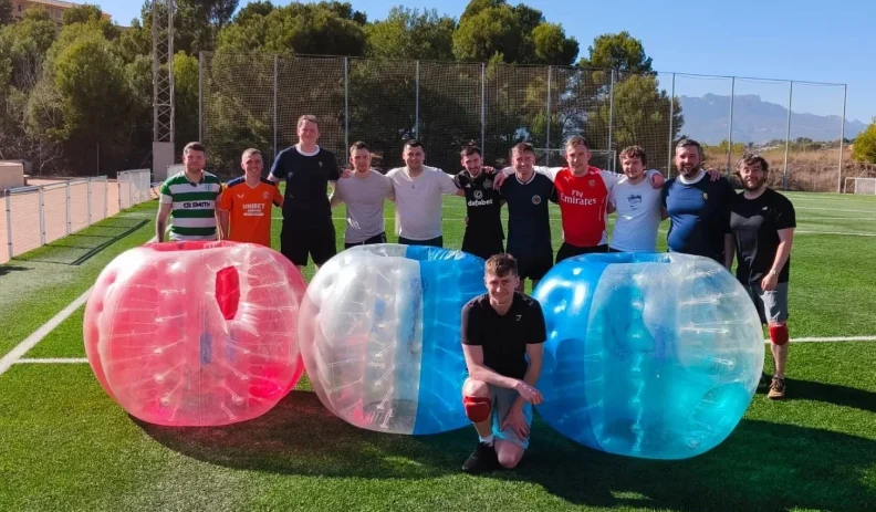 Stag Do Bubble Football Benidorm